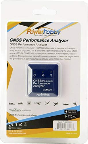Power Hobby PHGSM020 GPS + GLONASS Performance Analyzer Bluetooth Speed Meter & Data Logger