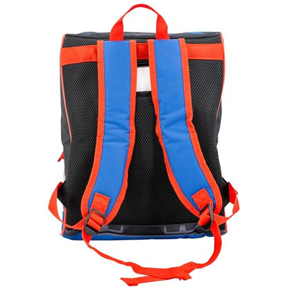 AI ACCESSORY INNOVATIONS Hot Wheels Blue Sneddon #25 Twinduction Race Car Shaped 14” Mini Backpack, Kids School Bag, Blue - color: Hot Wheels