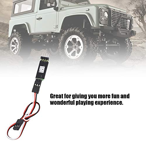 RC Controller Switch, 3 Pcs RC Receiver Controlled Switch Third Channel RC Light Remote Control Receiver Cord Switch Accessory for RC Toys Cars Trucks Crawlers