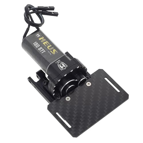 MEUS RACING Carbon Fiber Battery Tray for Traxxas TRX4M Defender Bronco K10 F150 1/18 RC Crawler Car Upgrades