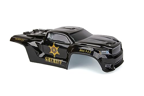 Custom Body Compatible for Sledge 6S 4WD 1/8 Truck Shell Cover (Police Style) - color: Police Style