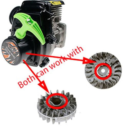 Super Easy Pull Starter (Green) | for 23cc-36cc Zenoah CY Rovan Top Speed Engine for 1/5 HPI ROFUN KM Baja LT FG GoPed RedCat Rc Car Parts - color: Green