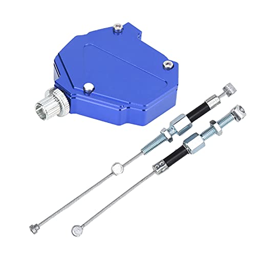 BRRNOO Clutch, Aluminum Alloy Clutch Box Aluminium Alloy Universal Modification Brake for Motorcycles and ATVs (Blue) - color: Blue