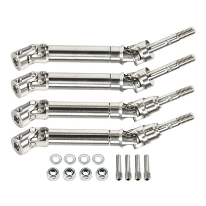 RC Upgrade Parts for Rustler for Stampede for Hoss 4x4 for VXL HQ727 Machined Stainless Steel for Slash Drive Shaft for Universal Joint Driveshaft RC Truck Upgrade
