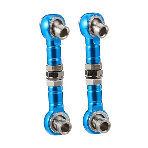 Rc Turnbuckle Rod Adjustable Linkage Steering Tie Rod Servo Link for Rc Car Truck 2 Pcs 1.57 X 0.39 X 0.31 in for Steering Control
