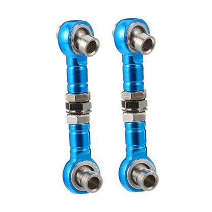 Rc Turnbuckle Rod Adjustable Linkage Steering Tie Rod Servo Link for Rc Car Truck 2 Pcs 1.57 X 0.39 X 0.31 in for Steering Control