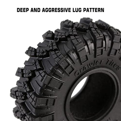 INJORA 1.0 62 * 20.5mm S5 Crawler Kraken Claw Tire for 1/24 1/18 RC