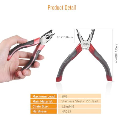Manual Ball Chain Connector Pliers | Cutting & Joining Pliers for Curtain Roller Blind Accessories | Metal Chain Splicing Tool