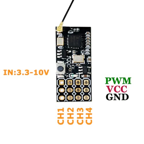 FS-2A Receiver 4CH AFHDS 2A Mini RC Receiver PWM Output Compatible with Flysky i6 i6X i6S RC Transmitter