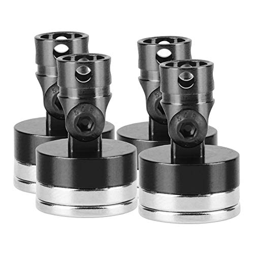 4pcs Strong Magnet RC Car Shell Column Post, Magnetic Body Post Mount Fit for AXIAL SCX10 1/10 RC Car Model(Black)