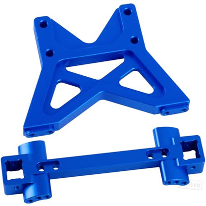 Aluminum Front Rear Shock Mounts Upgrades for 1/10 T-Maxx / E-Maxx, Navy Blue - color: Navy Blue - (Upgrades)