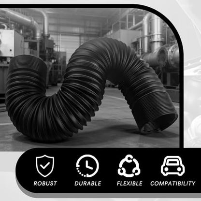 3" Diameter Car Engine Air Intake Hose Replacement,Stretchable Air Intake Tube Extending Up to 39.37 Inch,Universal Cold Airs Intakes Pipe for Most Automotive,SUV,Truck