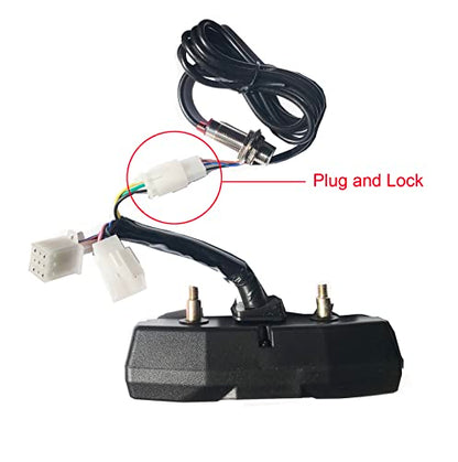 SECLUDE Speed Sensor Adapter for Universal Motorcycle Speedometer Tachometer Gauge with Sensor Mount