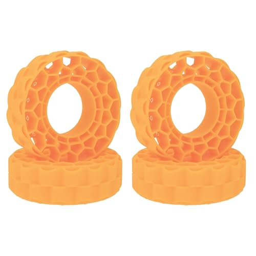 MEUS RACING Soft Silicone Rubber Inserts for 62-66mm 1.0" Tires (Orange) - color: Soft