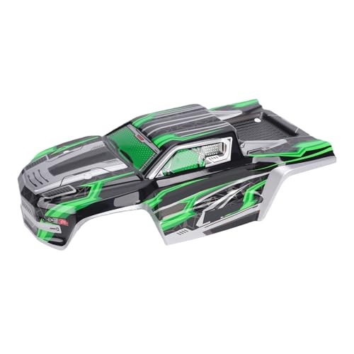 SUNGOOYUE 1/16 Body Shell Rc Car Body Shell, Replacement for Scy16101 Scy16102 1:16 Off Road Trucks, with Graffiti Decals and Mounting Pins (Green) - color: Green