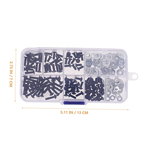 GLEAVI 1set Remote Screws Assortment Kit Gaskets and Screws for Rc Crawler Off-Road Vehicles Lightweight and Easy to Install for Repairs and Maintenance