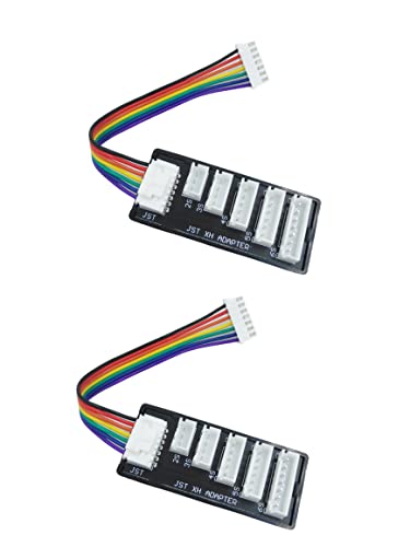 2Pack JST-XH Balance Board 2-6S Lipo Battery Charger Extend Expansion Board Adapter Converter for RC Car Truck Lipo Battery Charging