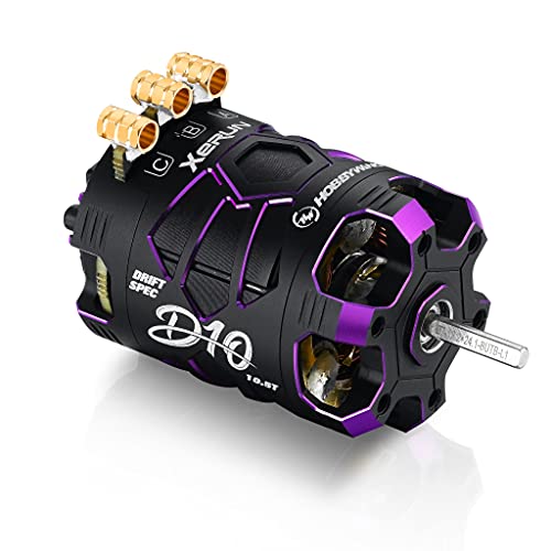 HOBBYWING Xerun D10 10.5T Motors (Xerun D10 (10.5T Purple) Motor)