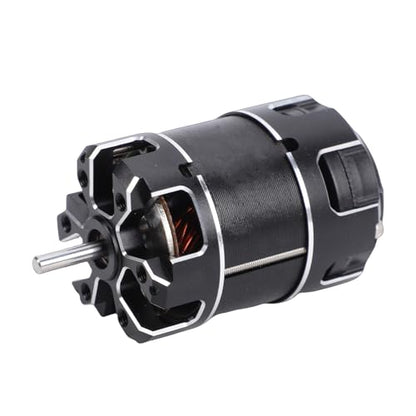 Sorandy 1/10 Scale CNC Aluminum Brushless Motor, Sensorless RC Racing Motor with Adjustable Advance Angle, High Performance for RC Cars, Trucks & Buggies (17.5T) - size: 17.5T