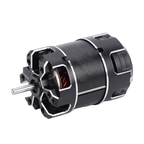Sorandy 1/10 Scale CNC Aluminum Brushless Motor, Sensorless RC Racing Motor with Adjustable Advance Angle, High Performance for RC Cars, Trucks & Buggies (21.5T) - size: 21.5T