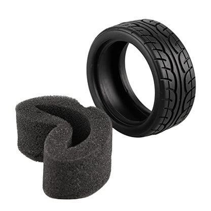 Soft Rubber Tires Tyre for RC 1:10 On Road Car Pack of 4 - style: 4PCS