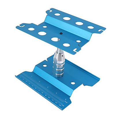 AYNEFY Rc Car Work Stand,Aluminum 360 Degree Rotation RC Car Maintenance Workstation Repair Table RC Car Display Bracket for Off Road Vehicle Shipping Drafting Tables (Blue) - color: Blue