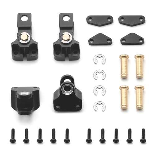 RC Car Toys For Tamiya 1/14 Steel Shock Absorber Suspension For Leaf For Spring Lifting Lug Set RC Tractor Trailer Truck Model Car Upgrade Parts(Size C) - size: Size C