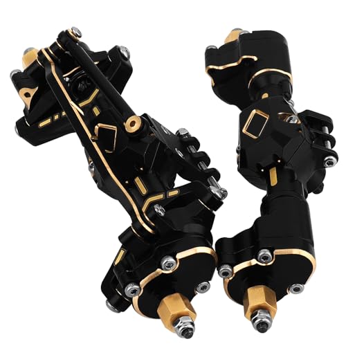 Brass Complete Portal Front Rear Axles for 1/18 RC Crawler Redcat Ascent-18 Heavy Duty Axle Metal Upgrades
