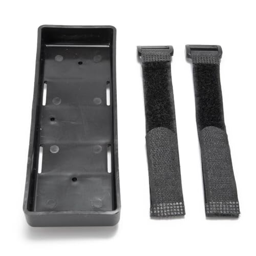 Black Battery Box Tray Case Compatible with 1/10 1/8 RC Crawler Axial SCX10 D90 TRX4 (2 PCS) - style: 2 PCS