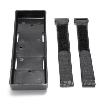 Black Battery Box Tray Case Compatible with 1/10 1/8 RC Crawler Axial SCX10 D90 TRX4 (2 PCS) - style: 2 PCS