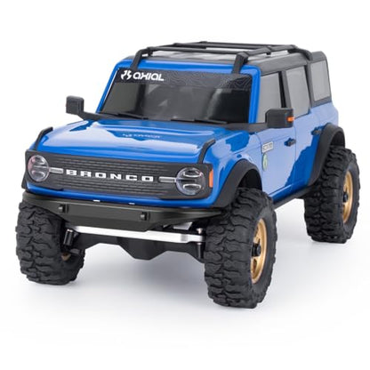 Front Rear Bumper - CNC Aluminum Bumper for Axial SCX30 Bronco 1/30 RC Crawler Upgrades (Silver) - color: Silver