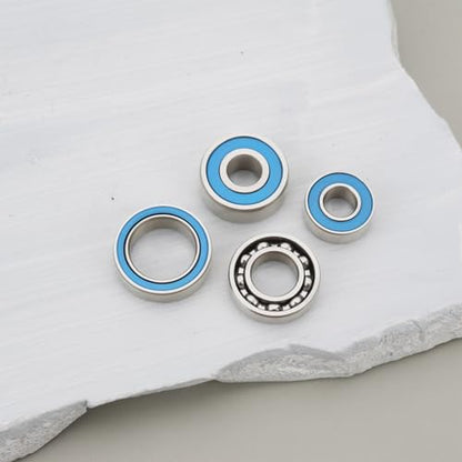 16PCS RC Off-Road Car Front and Rear Bearings Kit 5x11x4 mm 7x14x3.5mm Open 5x14x5mm 10x15x4mm Compatible with Axial SCX10.2 SCX10 II Ar44