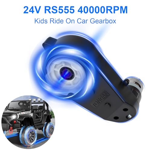 24V Powered Wheels Motor Upgrade 2PCS RS555 High Speed 40000RPM | Powered Wheels Motor Compatible with Most Ride On Toys, Kids Electric Cars for Powered Wheels Replacement Parts