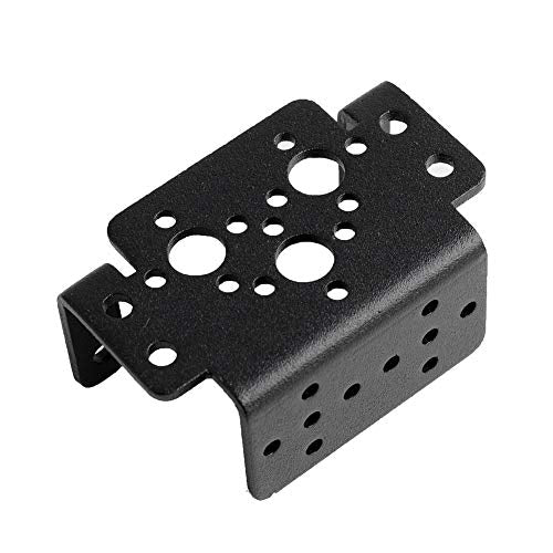 10PCS Servo Bracket Kit + 10PCS Extension Cable for MG995 MG996R – Aluminum Mount Set for Robot Arm, RC Car, Pan Tilt DIY