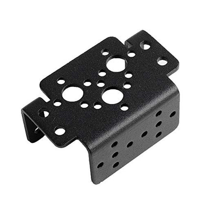 10PCS Servo Bracket Kit + 10PCS Extension Cable for MG995 MG996R – Aluminum Mount Set for Robot Arm, RC Car, Pan Tilt DIY