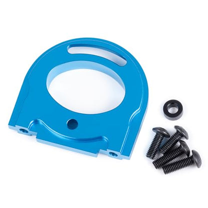 Aluminum Adjustable Motor Mount Plate Compatible with Tamiya TT02 1/10 Motor Mount Chassis RC On Road Touring Car Upgrade Parts 54558 Blue