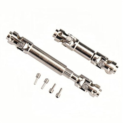 Aimrock 1-Set Steel RC Drive Shafts Upgrades for 1/30 Axial SCX30 RC Crawler (Silver) - color: Silver