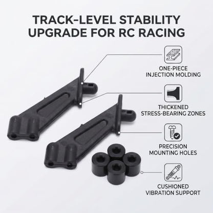 Rc Rear Wing Bracket,Plastic Rear Wing Mount Replacement for Racing Dbx10 7531 1/10 Rc Car Car Model Accessory