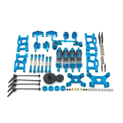 Rc Shock Absorber for WLtoys 124019 1:14 144010 02 144001 1:12 Front/R Suspension Arms Steering Block Steering Linkage Shock Tower Shock Absorber Set Parts
