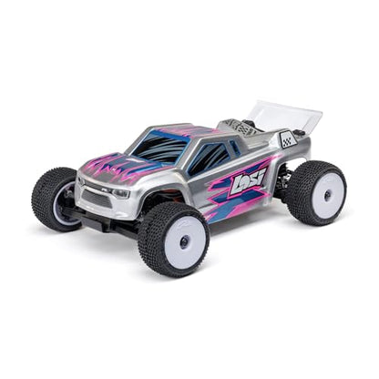 Losi Micro-T 1/28 2 Wheel Drive Silver RTR LOS-1392T2 | Battery and Charger included - color: Silver