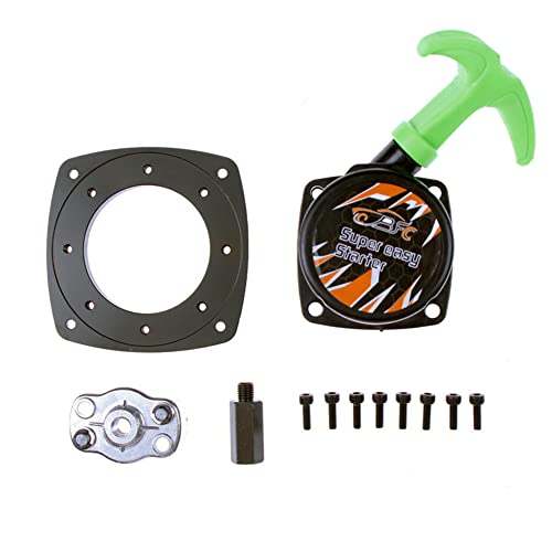 Engine Pull Starter, Easy Pull Starter for Zenoah CY 23cc, 26cc, 29cc and Rovan 23-30.5cc Engine (Green) - color: Green