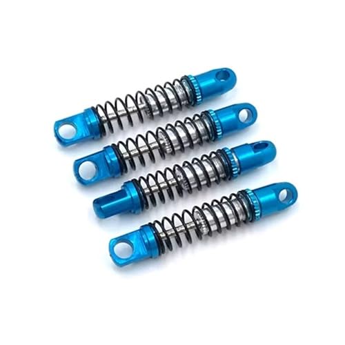 Compatible With For Jimny 1/16 RC Car Parts Metal Upgrade Modified Front And Rear For Spring Shock Absorbers RC Assortment(Blue) - color: Blue