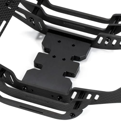 RC Chassis Kit Frame Girder LCG Carbon Fiber for 1/10 RC Rock Crawle,Lightweight Thickened Cheater Rigs Frame Rails for 1/10 RC Rock Crawler Axial SCX10