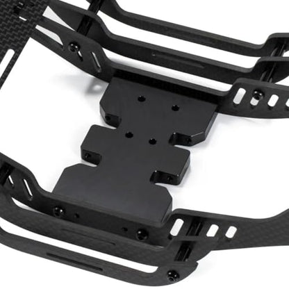 RC Chassis Kit Frame Girder LCG Carbon Fiber for 1/10 RC Rock Crawle,Lightweight Thickened Cheater Rigs Frame Rails for 1/10 RC Rock Crawler Axial SCX10