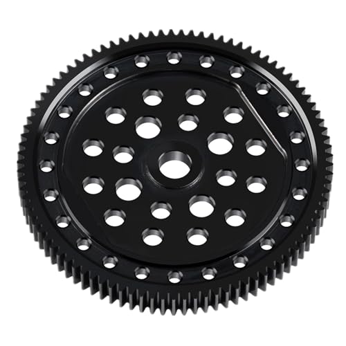 Steel 48P 93T Spur Gear for ECX 2WD Ruckus Axe Brutus Circuit AMP | MT AMP DB AMP Crush K&N Torment Horizon 1/10 RC Car Upgrades Part - size: 93T