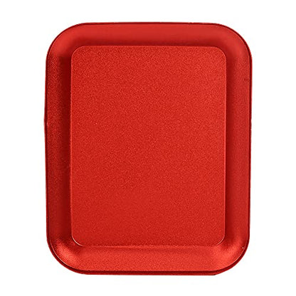 RC Screw Tray Magnetic Parts Holder Small Screw Organizer Storage Tray with Aluminum Alloy for Fuel Vehicle Parts Tools (Red) - color: Red