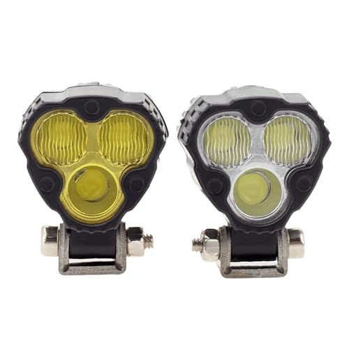 MEUS RACING RC Car LED Lights Kit Spotlights for Axial SCX24 Traxxas TRX4M Redcat Ascent-18 1/18 1/24 RC Crawler Upgrades Parts (2 Lights) - style: 2 Lights