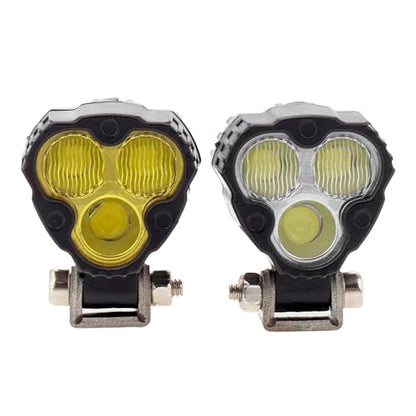 MEUS RACING RC Car LED Lights Kit Spotlights for Axial SCX24 Traxxas TRX4M Redcat Ascent-18 1/18 1/24 RC Crawler Upgrades Parts (2 Lights) - style: 2 Lights