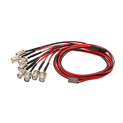 8PCS RC LED Lights LED Lights Red+White Color Headlights Taillight Kit for Traxxas for Tamiya HSP SCX10 D90 1/10 RC Car