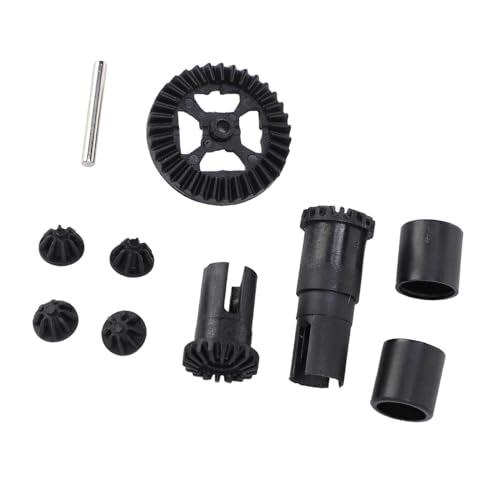 Alomejor RC Car Differential Gear Set, Front Rear Differential Pinion Gear Set for, with High Strength Plastic for Stable Performance